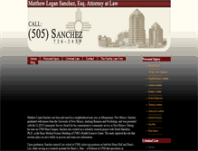 Tablet Screenshot of 505sanchez.familylawfirm.com